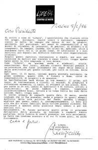 lettera luigi ciotti